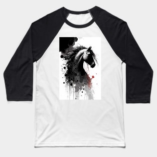 Appaloosa Ink Portrait Baseball T-Shirt